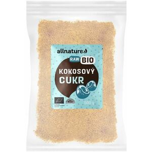 ALLNATURE Kokosový cukor RAW/BIO 500 g vyobraziť