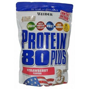 WEIDER Protein 80 Plus, - jahoda 500 g vyobraziť