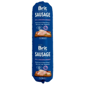 BRIT saláma Sausage Chicken & Rabbit 800 g vyobraziť