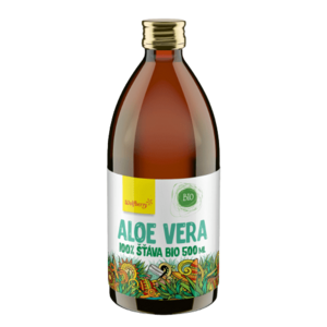 WOLFBERRY Aloe vera šťava 100 % BIO, 500 ml vyobraziť