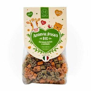 NATU Animal Pasta BIO Cestoviny z červenej šošovky & hrášku 250 g vyobraziť