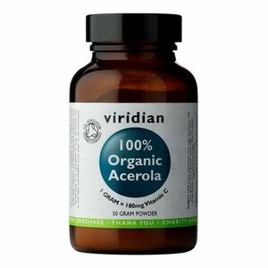 VIRIDIAN Organic Acerola 50 g vyobraziť