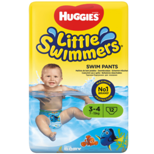 HUGGIES malí plavci 3/4 12 ks vyobraziť