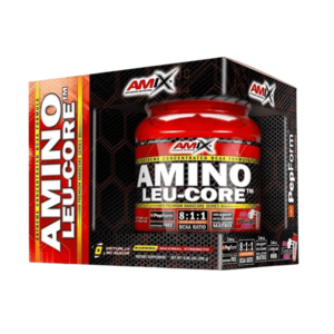 AMIX Amino Leu-core 8: 1: 1, Ovocný punč 390 g vyobraziť