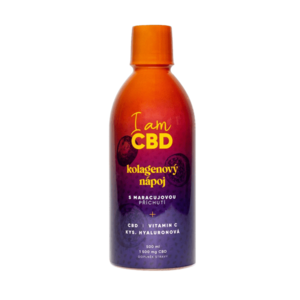 I AM CBD Kolagénový nápoj s CBD, vitamínom C a kyselinou hyalurónovou s príchuťou marakuje 500 ml vyobraziť