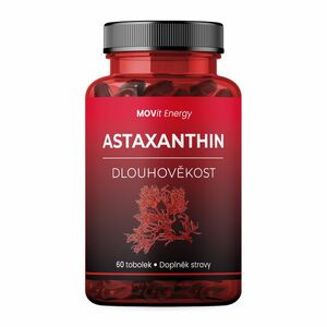 MOVIT ENERGY Astaxanthin - Dlhovekosť 60 kapsúl vyobraziť