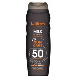 LILIEN Sun active milk SPF 50 200 ml vyobraziť