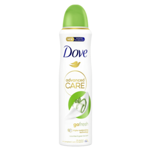 DOVE Advanced care go fresh Uhorka & Čaj antiperspirant sprej 150 ml vyobraziť