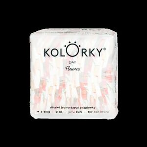 KOLORKY DAY - kvety - M (5-8 kg) jednorazové eko plienky 21 ks vyobraziť