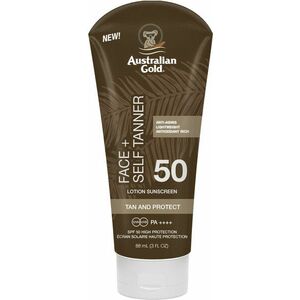 AUSTRALIAN GOLD Face + Self tanner, SPF 50, 88 ml vyobraziť