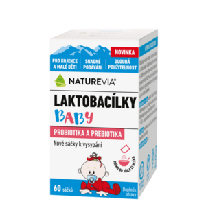 NATUREVIA Laktobacílky Baby 60 vrecúšok vyobraziť