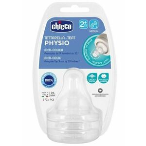 CHICCO Cumlík na fľašu Perfect 5/Well-Being fyziologický stredný prietok 2m+ 2 ks vyobraziť