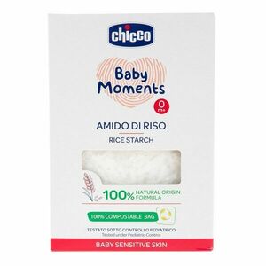 CHICCO Škrob detský ryžový do kúpeľa Baby Moments Sensitive 100 % BIO 250 ml vyobraziť