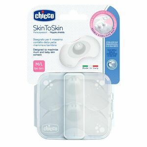 CHICCO Chránič bradaviek SkinToSkin silikón M/L 2 ks vyobraziť