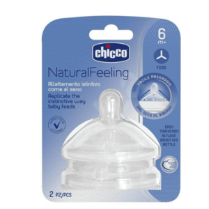 CHICCO Cumlík na fľašu natural feeling na kašu 6m+ 2 ks vyobraziť