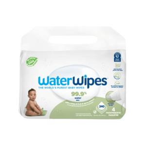 WATERWIPES Obrúsky vlhčené bez obsahu plastov Soapberry 4 x 60 ks vyobraziť