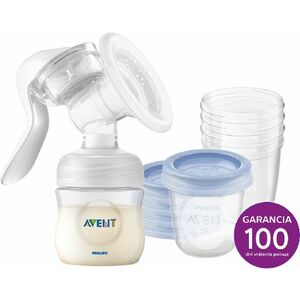 PHILIPS AVENT Odsávačka materského mlieka manuálna + VIA 180 ml vyobraziť