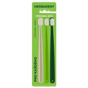 HERBADENT Herbadent Original ECO 3* Tripplepack zubné kefky, jemné vlákna 3 ks vyobraziť