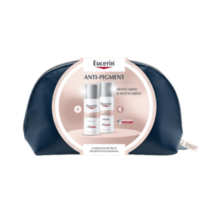 EUCERIN Vianočná taštička Anti-Pigment Denný krém + Nočný krém 2 ks vyobraziť