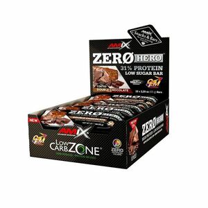 AMIX Zero Hero 31% proteínová tyčinka Double Chocolate 15 x 65 g vyobraziť