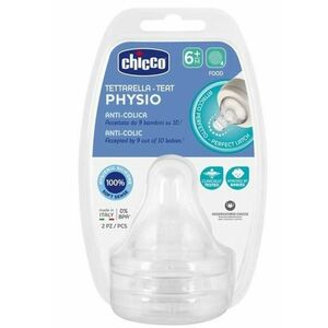 CHICCO Cumlík na fľašu Perfect 5/Well-Being fyziologický na kašu 6m+ 2 ks vyobraziť