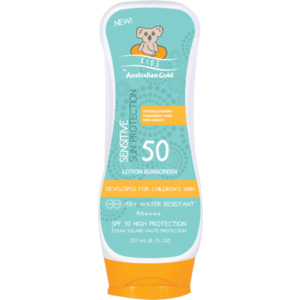 AUSTRALIAN GOLD SPF 50 Sensitive Kids Lotion 237 ml vyobraziť