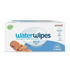 WATERWIPES 100 % BIO odbúrateľné obrúsky 9 x 60 ks vyobraziť