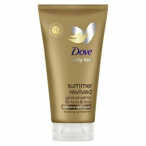 DOVE samoopaľovacie telové a pleťové mlieko Summer revived Medium to dark 75 ml vyobraziť