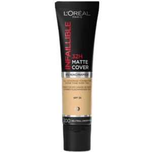 L'ORÉAL PARIS Infaillible 32H Matte Cover 200 Golden Sand, Zmatňujúci make-up 30 ml vyobraziť