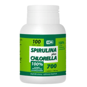 VIRDE SPIRULINA+CHLORELLA 100 tabliet vyobraziť