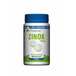 BIO PHARMA Zinok 15 mg 150 tabliet vyobraziť