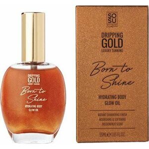 DRIPPING GOLD Born to Shine hydratační olej na tělo se třpytkami, bronzový 50 ml vyobraziť