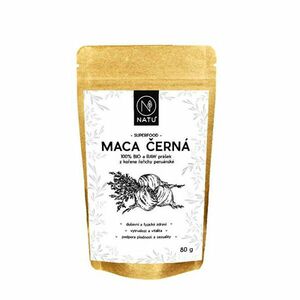 NATU Maca cerná BIO prášek 80 g vyobraziť