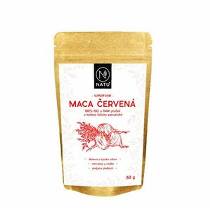 NATU Maca červená BIO prášek 80 g vyobraziť