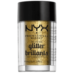 NYX PROFESSIONAL MAKEUP Face & Body Glitter Trblietky na tvár i telo - Gold 2.5 g vyobraziť