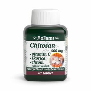 MEDPHARMA Chitosan 500 mg s vitamínom C 67 tabliet vyobraziť