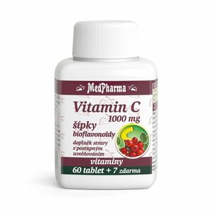 MedPharma VITAMÍN C 1000 MG so šípkami vyobraziť