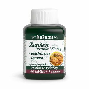 MEDPHARMA Žen-šen + echinacea + leuzea 67 kapsúl vyobraziť