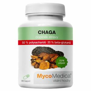 MYCOMEDICA Chaga 50% vegán 90 kapsúl vyobraziť