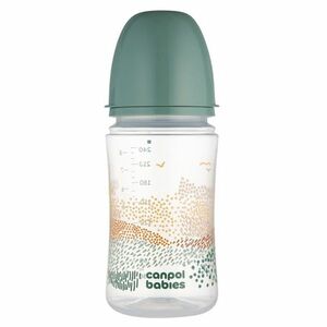 CANPOL BABIES Antikoliková fľaša EasyStart MOUNTAINS zelená 240 ml vyobraziť