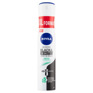 NIVEA Black&White Invisible Fresh Antiperspirant sprej 200 ml vyobraziť