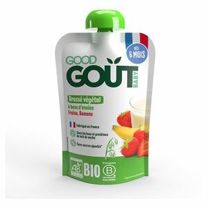 GOOD GOUT Ovsený dezert s jahodou a banánom 6m+ BIO 90 g vyobraziť