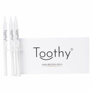 TOOTHY Gel Kit doplňujúce gély na bielenie zubov 3 kusy na 6 dní vyobraziť