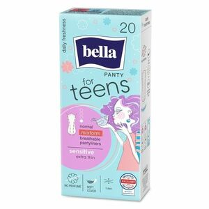 BELLA For Teens slipové vložky Sensitive 20 kusov v balení vyobraziť