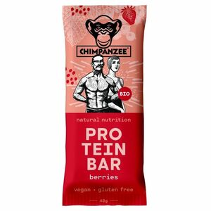 CHIMPANZEE Protein bar berries 40 g BIO vyobraziť