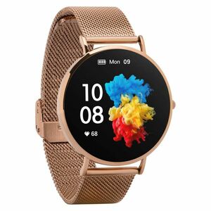 GARETT ELECTRONICS Smartwatch Verona zlatá oceľ chytré hodinky vyobraziť