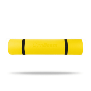 GYMBEAM Yoga mat dual grey yellow podložka vyobraziť