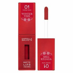 GABRIELLA SALVETE Winter Time Rúž Matte 01 Candy Cane 4, 5 ml vyobraziť