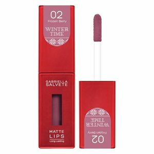 GABRIELLA SALVETE Winter Time Rúž Matte 02 Frozen Berry 4, 5 ml vyobraziť