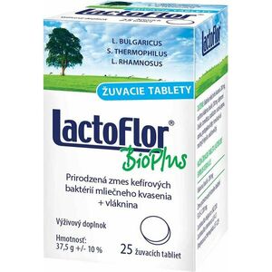 LACTOFLOR BioPlus žuvacie tablety 25 ks vyobraziť